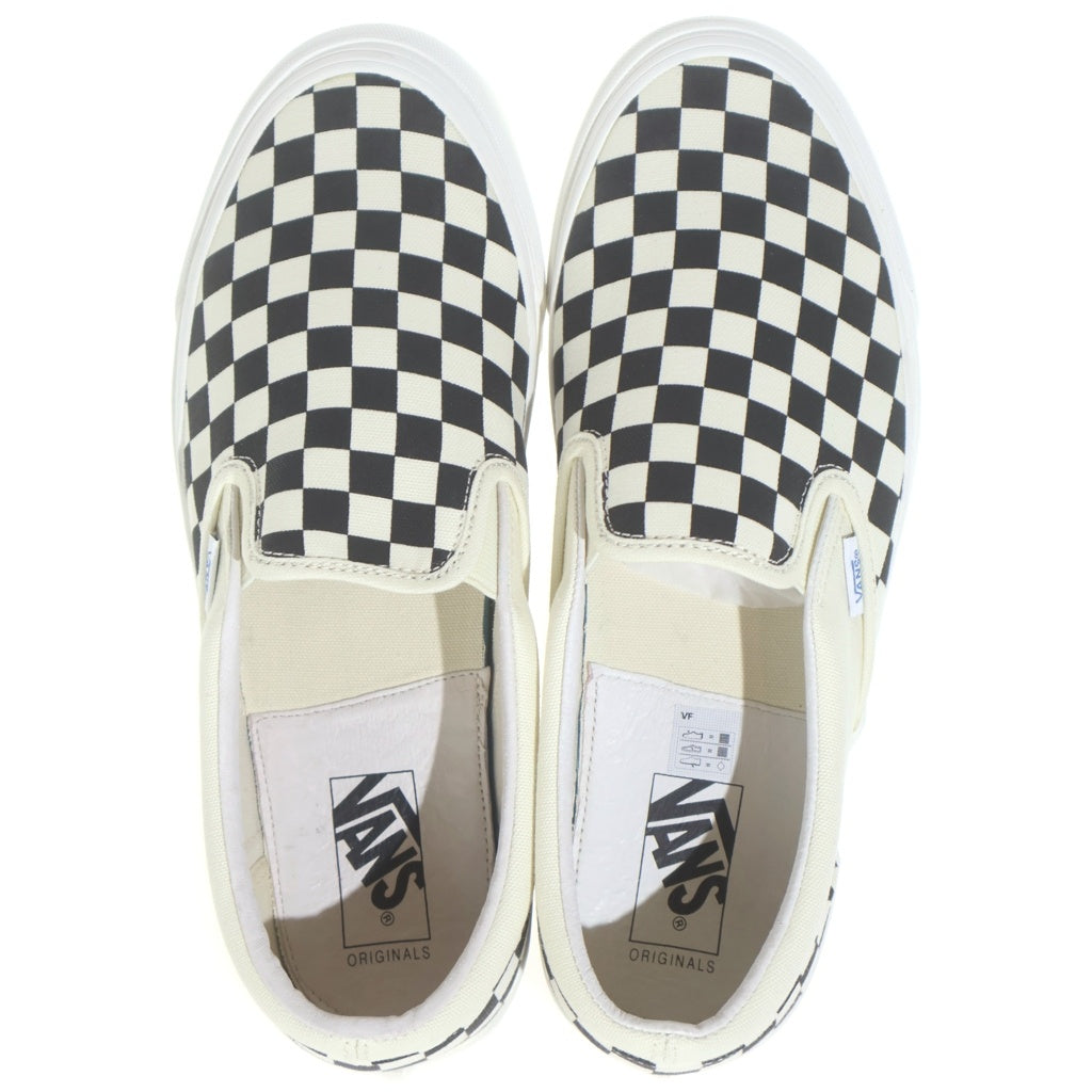 VANS(ヴァンズ) Vault OG Classic Slip-On ボルト チェッカーボード クラシック スリッポン ローカットスニーカー ホワイト/ブラック US9.5/27.5cm VN000UDFF8L