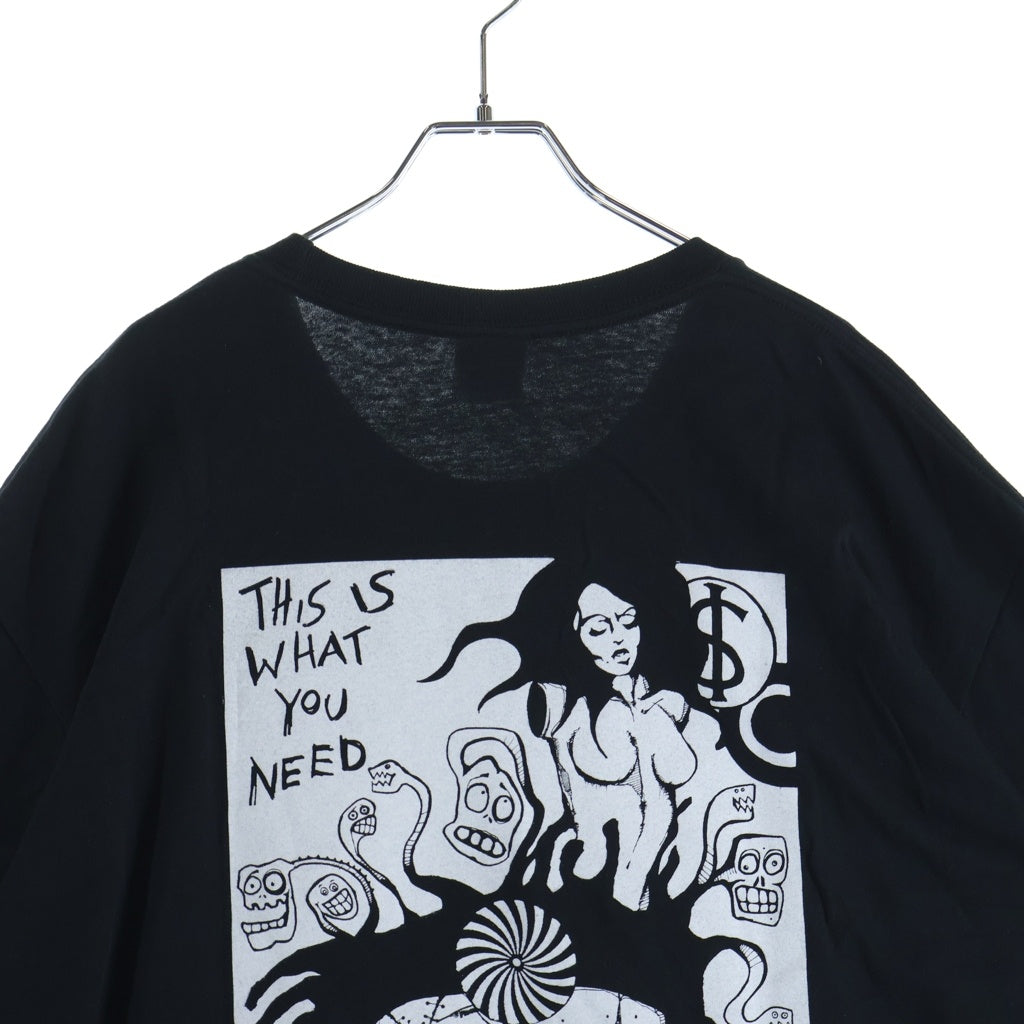 SUPREME(シュプリーム) 25AW Fuckin Blowout Tee ファッキン ブローアウト プリント クルーネック 半袖Tシャツ カットソー ブラック