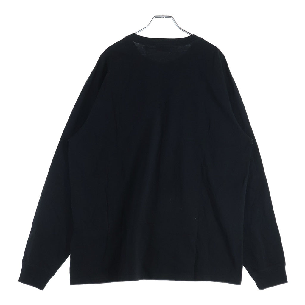 KITH(キス) 22SS × TOM FABIA TRIPTYCH L/S TEE トムファビア フォトプリント クルーネック 長袖Tシャツ カットソー ブラック 22-070-060-0001-3-0