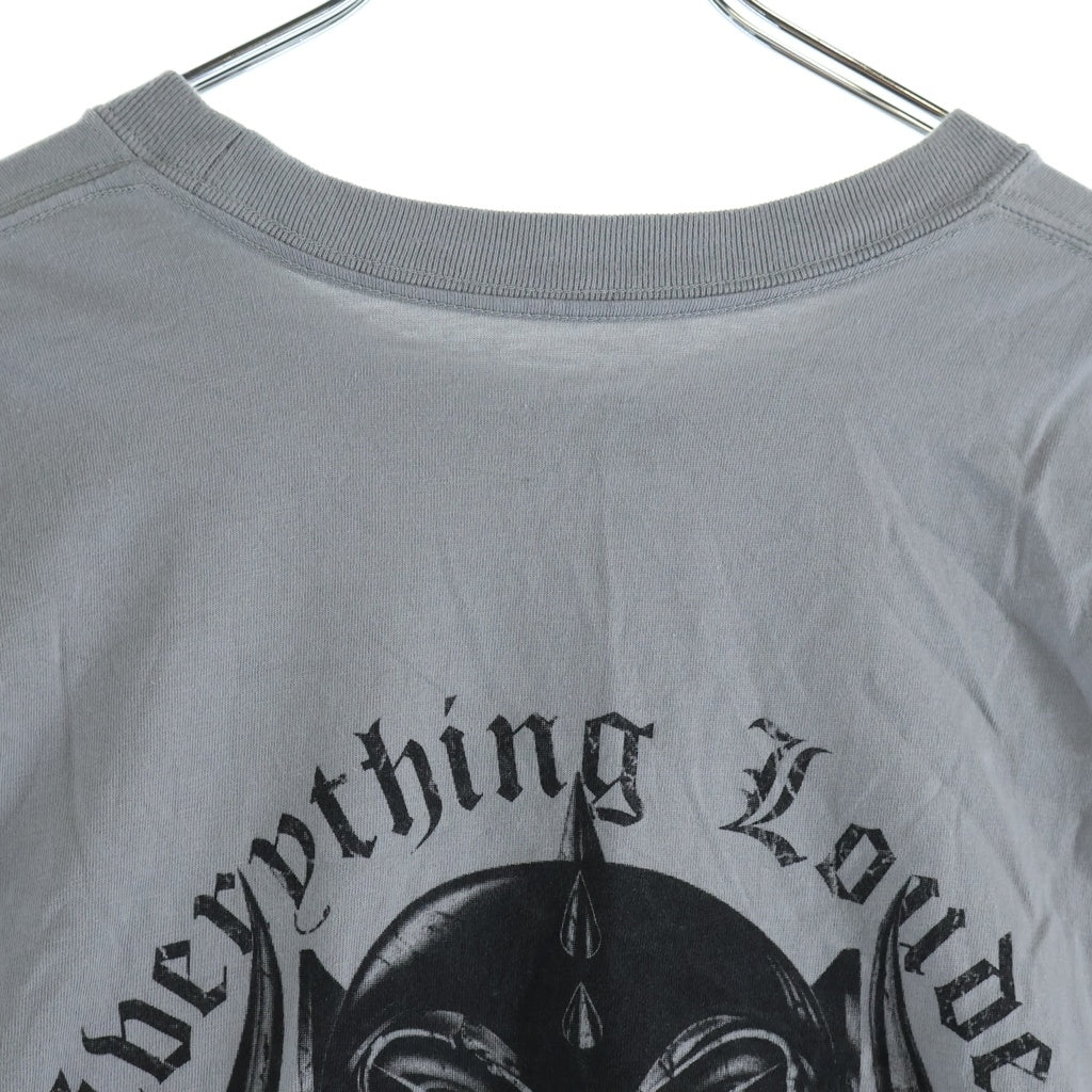 NEIGHBORHOOD(ネイバーフッド) 20AW × MOTORHEAD L/S Tee モーターヘッド グラフィックロゴプリント クルーネック 長袖Tシャツ カットソー グレー