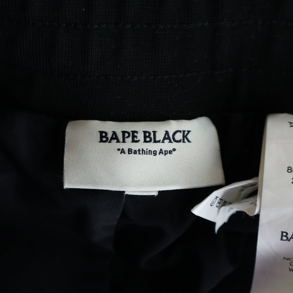 A BATHING APE(アベイシングエイプ) ベイプブラック ペイズリー柄 シルク ショーツ ハーフパンツ ブラック BBKSPSP2115MG
