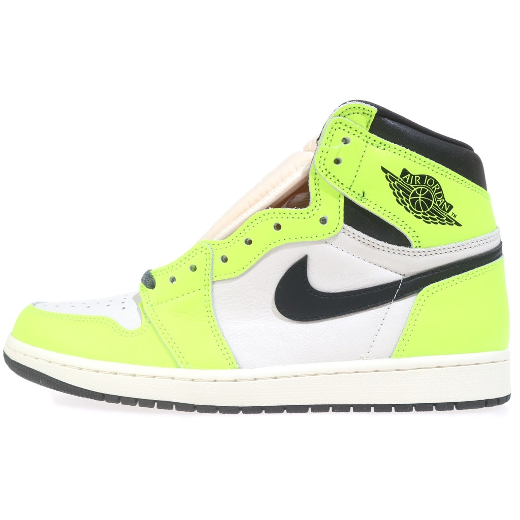 NIKE(ナイキ) AIR JORDAN1 HIGH OG VOLT エアジョーダン1 ボルト ハイカットスニーカー イエロー/ホワイト US11/29cm 555088-702