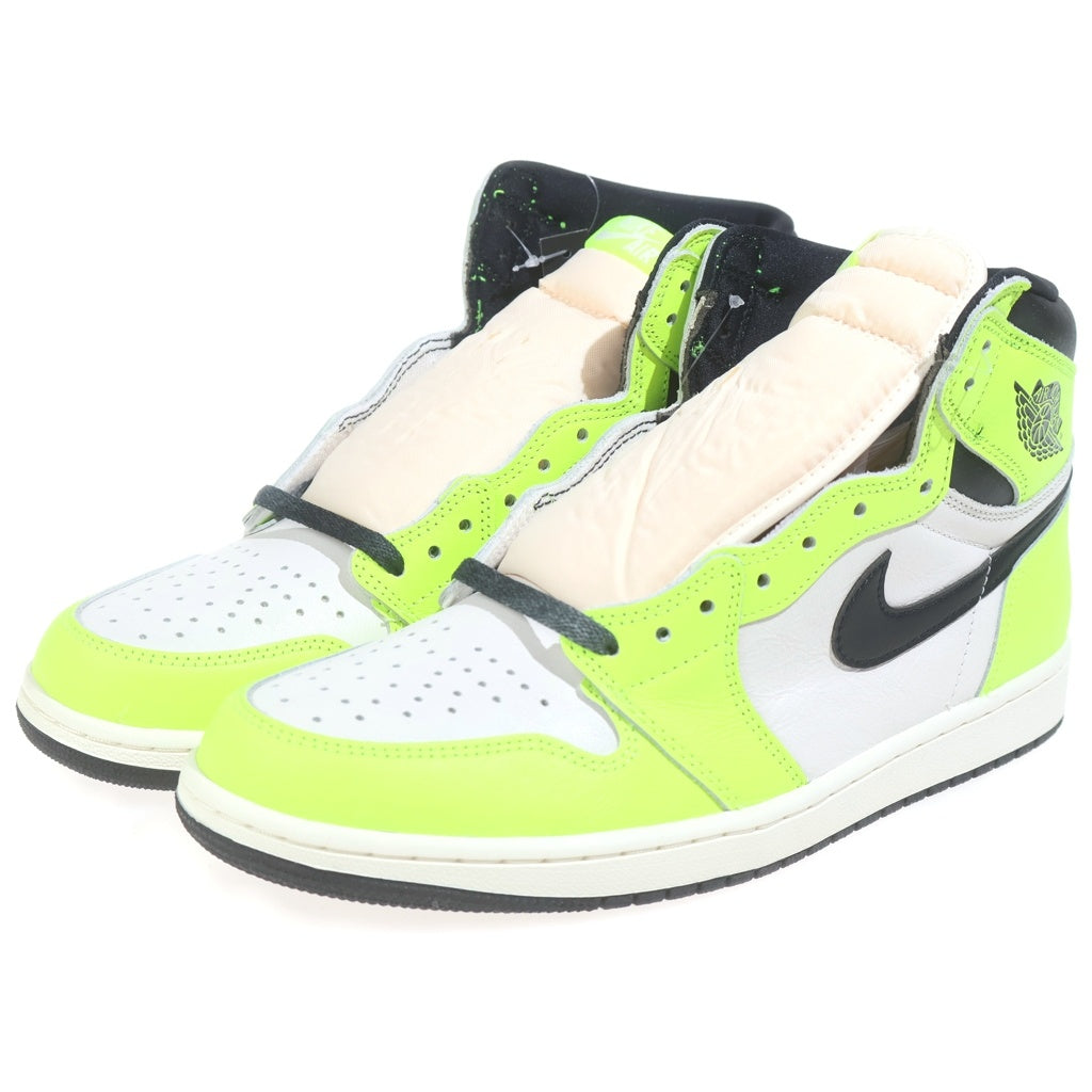 NIKE(ナイキ) AIR JORDAN1 HIGH OG VOLT エアジョーダン1 ボルト ハイカットスニーカー イエロー/ホワイト US11/29cm 555088-702