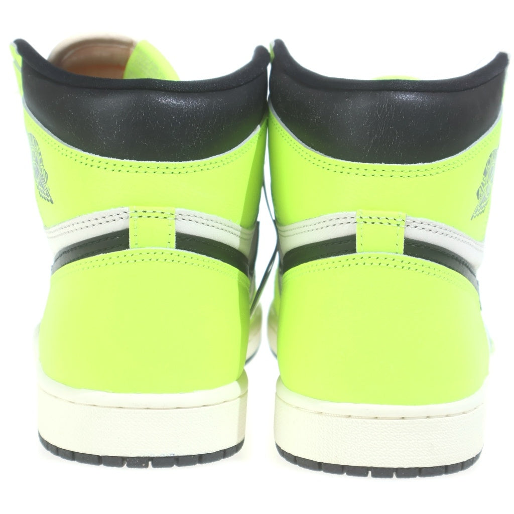 NIKE(ナイキ) AIR JORDAN1 HIGH OG VOLT エアジョーダン1 ボルト ハイカットスニーカー イエロー/ホワイト US11/29cm 555088-702