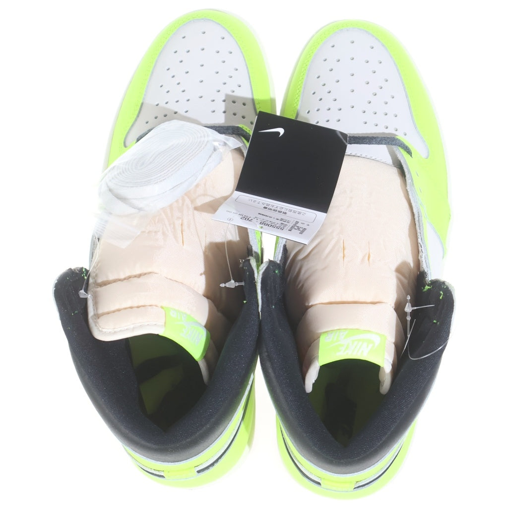 NIKE(ナイキ) AIR JORDAN1 HIGH OG VOLT エアジョーダン1 ボルト ハイカットスニーカー イエロー/ホワイト US11/29cm 555088-702