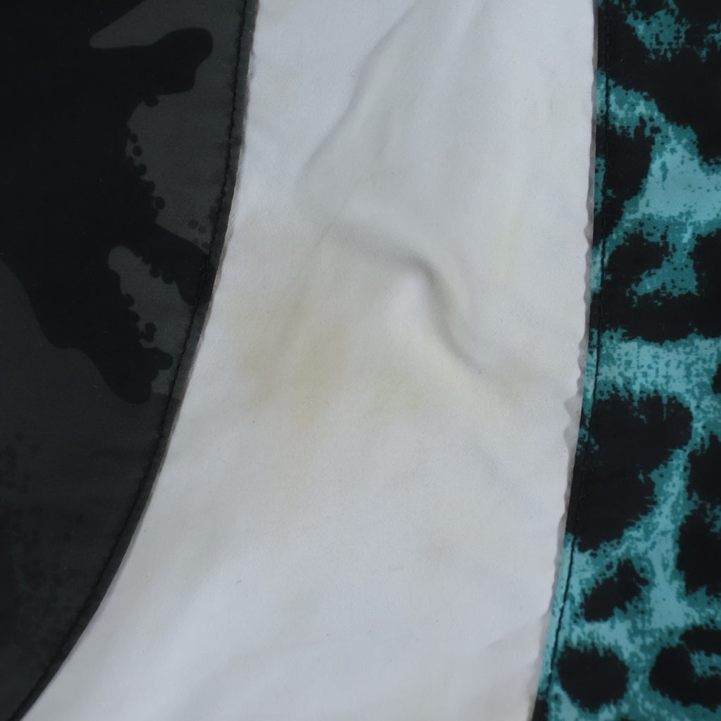 F.C.R.B./F.C.Real Bristol/FCRB(エフシーアールビー/エフシーレアルブリストル) MULTI PATTERN SHORTS マルチパターン ナイロンショーツ ハーフパンツ ブラック/グリーン FCRB-220038