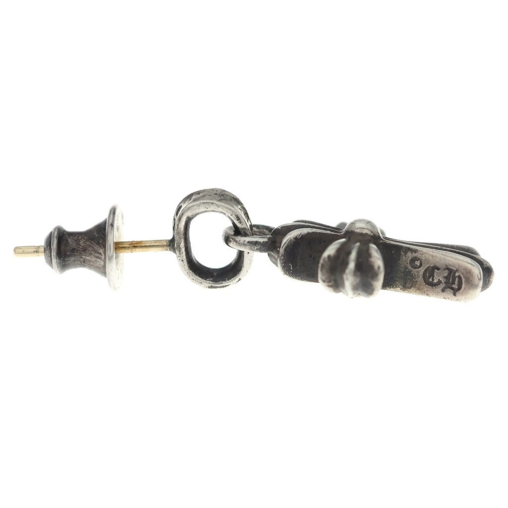 CHROME HEARTS(クロムハーツ) BBY F PPRCHN ベイビーファットクロス ドロップピアス シルバー BCA090