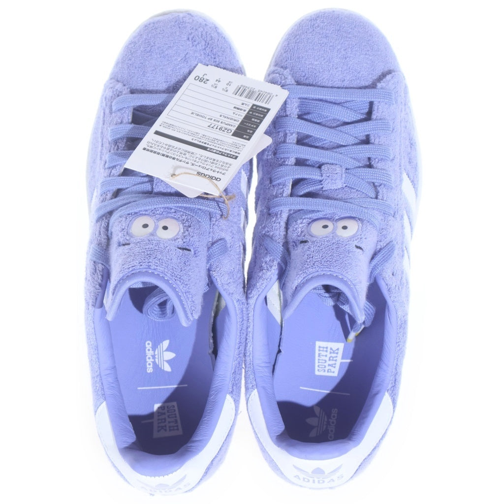 adidas(アディダス) × SOUTH PARK CAMPUS 80S TOWELIE サウスパーク キャンパス 80s タオリー スエード ローカットスニーカー パープル US10/28cm GZ9177