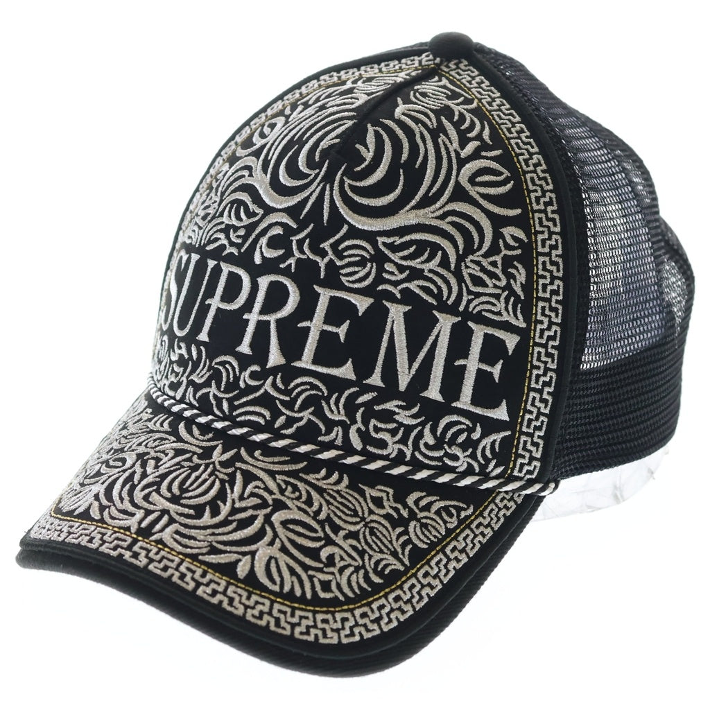 SUPREME(シュプリーム) 25SS Vaquero Mesh Back 5-Panel ヴァケイロ メッシュバック 5パネルキャップ ブラック
