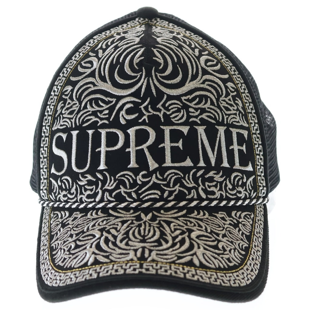 SUPREME(シュプリーム) 25SS Vaquero Mesh Back 5-Panel ヴァケイロ メッシュバック 5パネルキャップ ブラック