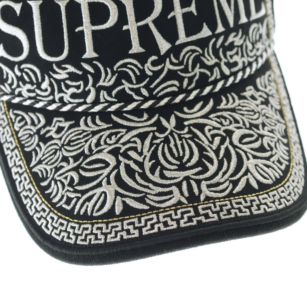 SUPREME(シュプリーム) 25SS Vaquero Mesh Back 5-Panel ヴァケイロ メッシュバック 5パネルキャップ ブラック