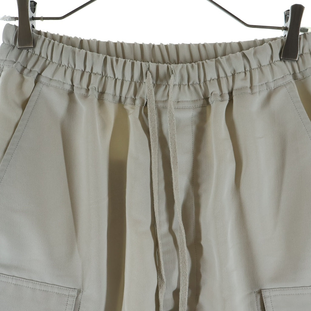 Rick Owens(リックオウエンス) 21SS CARGO CROPPED サルエル カーゴ クロップドパンツ グレー RU21S6385-TS