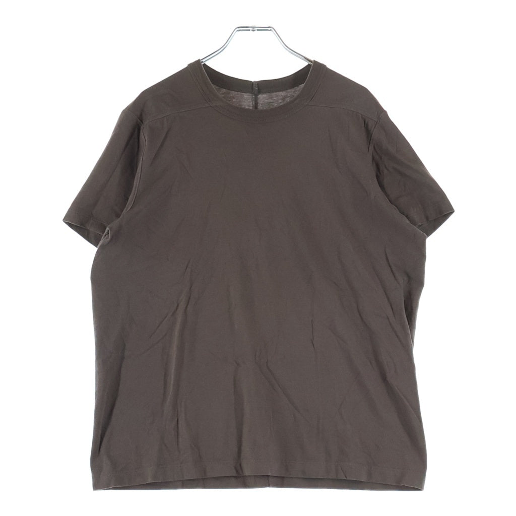 Rick Owens(リックオウエンス) Level クルーネック 半袖Tシャツ カットソー ブラウン RU02B2265-JA