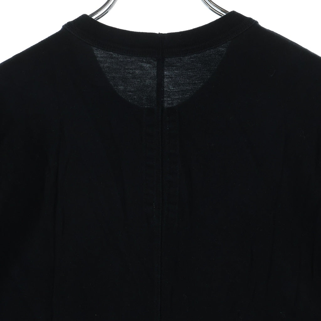 Rick Owens(リックオウエンス) Level クルーネック 半袖Tシャツ カットソー ブラック RU21S6265-JA