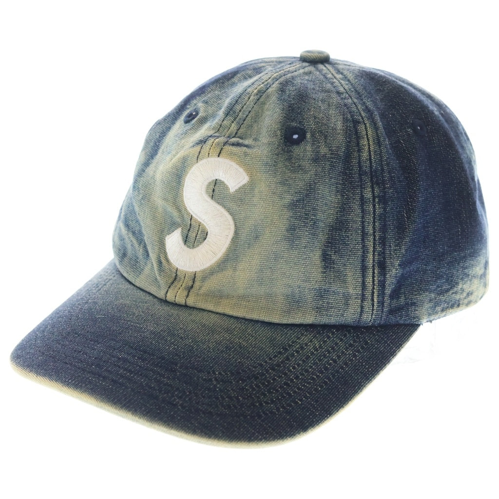 SUPREME(シュプリーム) 25SS Cordura Denim S Logo 6-Panel コーデュラ デニム Sロゴ 6パネル ベースボールキャップ インディゴ