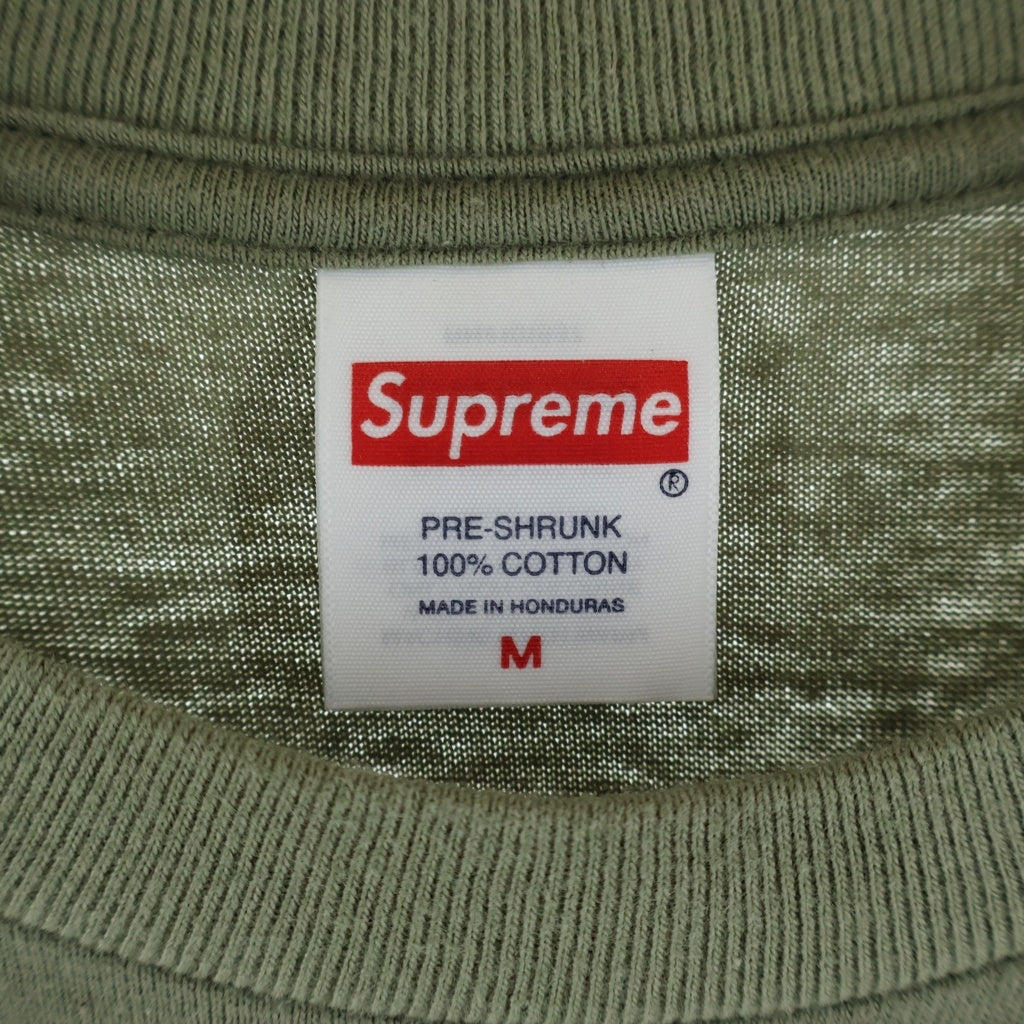 SUPREME(シュプリーム) 25SS Piss Tee ピス フロントプリント 半袖Tシャツ カットソー カーキ