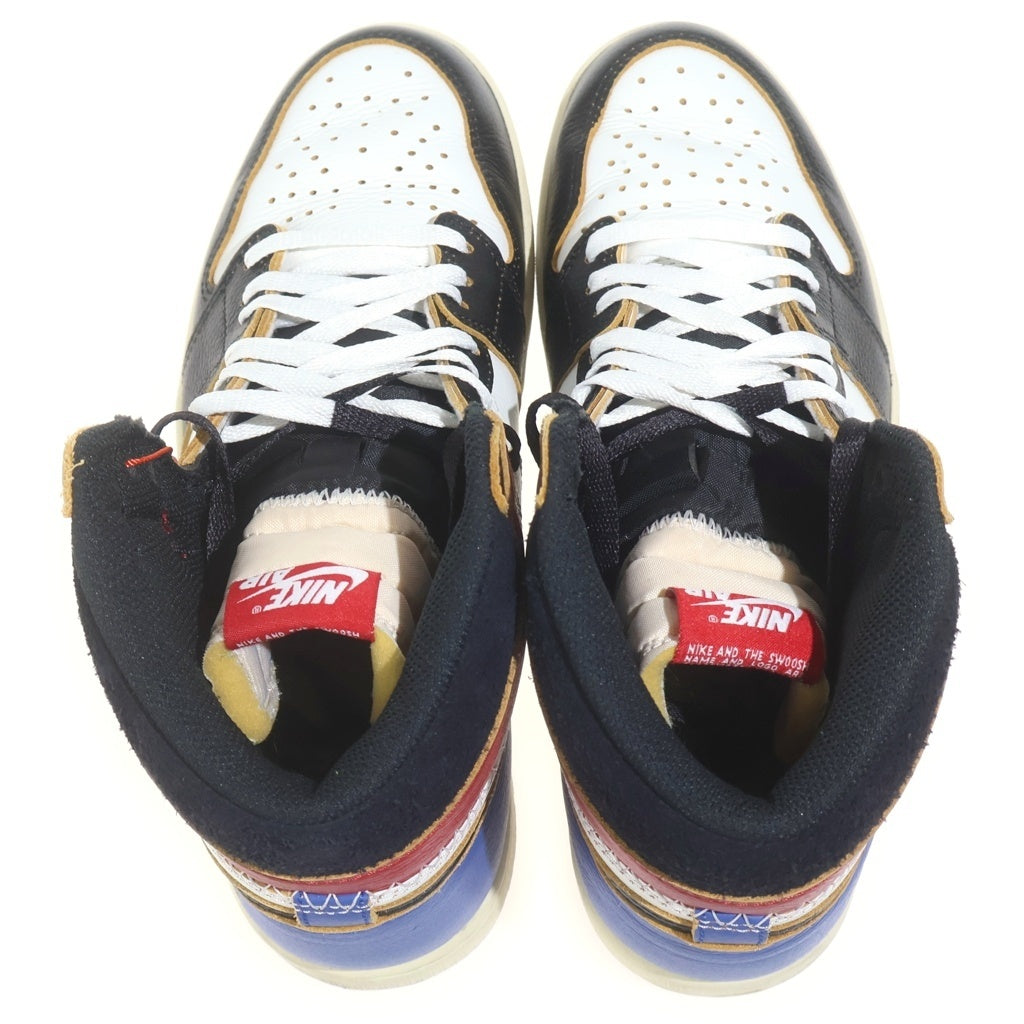NIKE(ナイキ) ×Fragment Design ×UNION AIR JORDAN 1 HIGH OG フラグメントデザイン ユニオン エアジョーダン1 ハイカットスニーカー マルチ US10/28cm IO7847-002