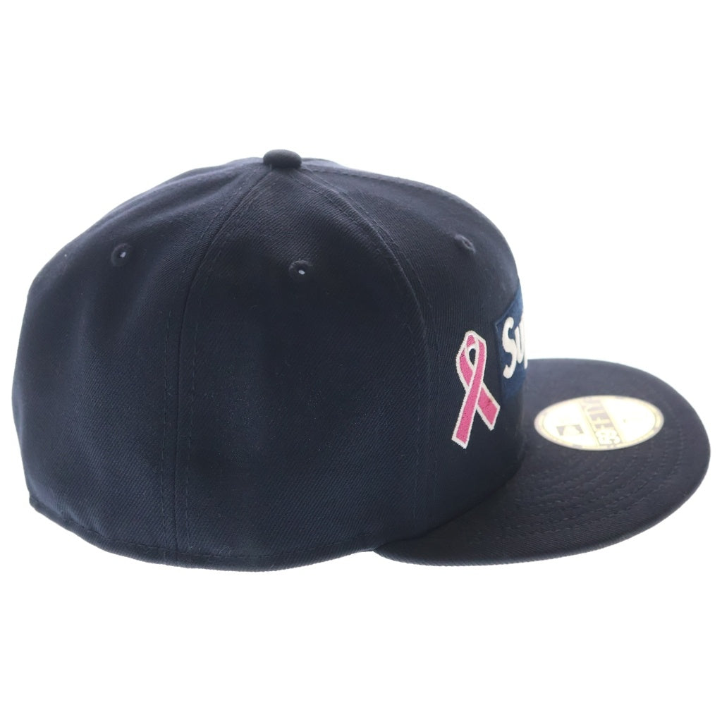 SUPREME(シュプリーム) 25AW ×New Era Breast Cancer Awareness Box Logo Cap ニューエラ ブレストキャンサーアウェアネス ボックス ロゴ ベースボールキャップ 帽子 ネイビー