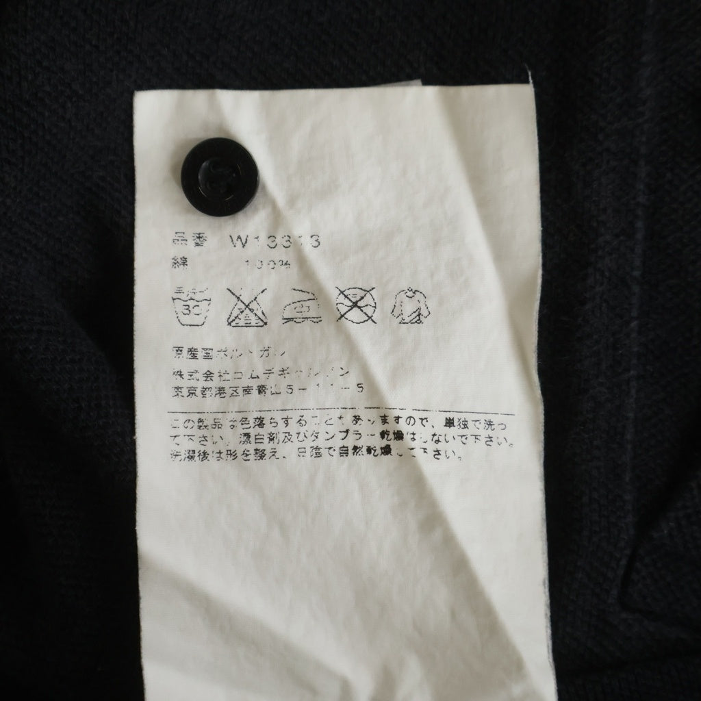 FRED PERRY(フレッドペリー) ×COMME des GARCONS コムデギャルソン CDGロゴ刺繍 半袖ポロシャツ ブラック W13313