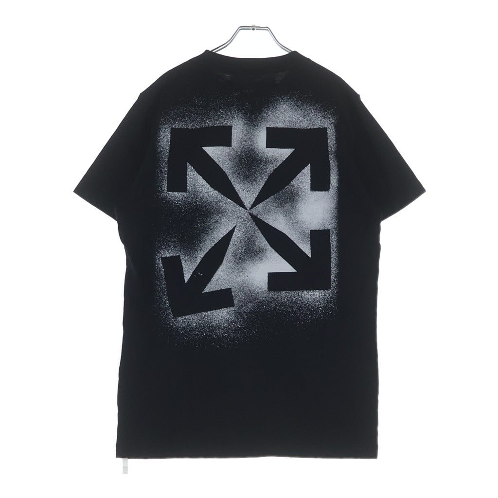 OFF-WHITE(オフホワイト) バックアロー 両面プリント 半袖Tシャツ カットソー ブラック OMAA027E20JER006
