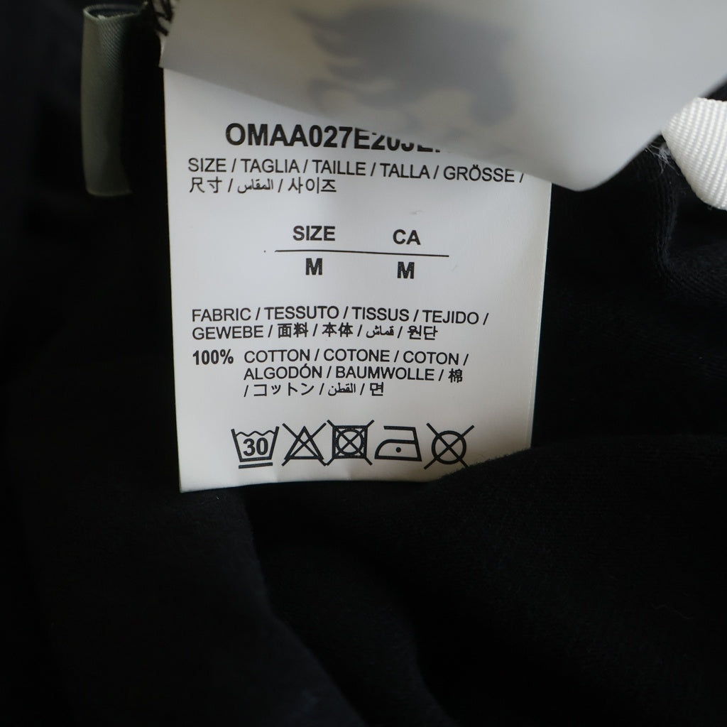 OFF-WHITE(オフホワイト) バックアロー 両面プリント 半袖Tシャツ カットソー ブラック OMAA027E20JER006