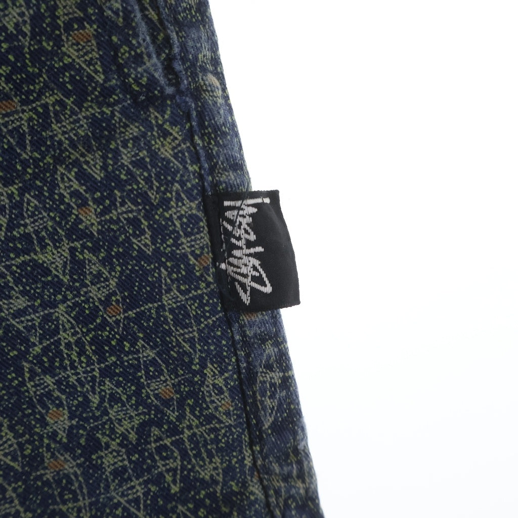 STUSSY(ステューシー) 80s OLD Overall Pattern Short Pant 総柄 ハーフパンツ ショーツ マルチ