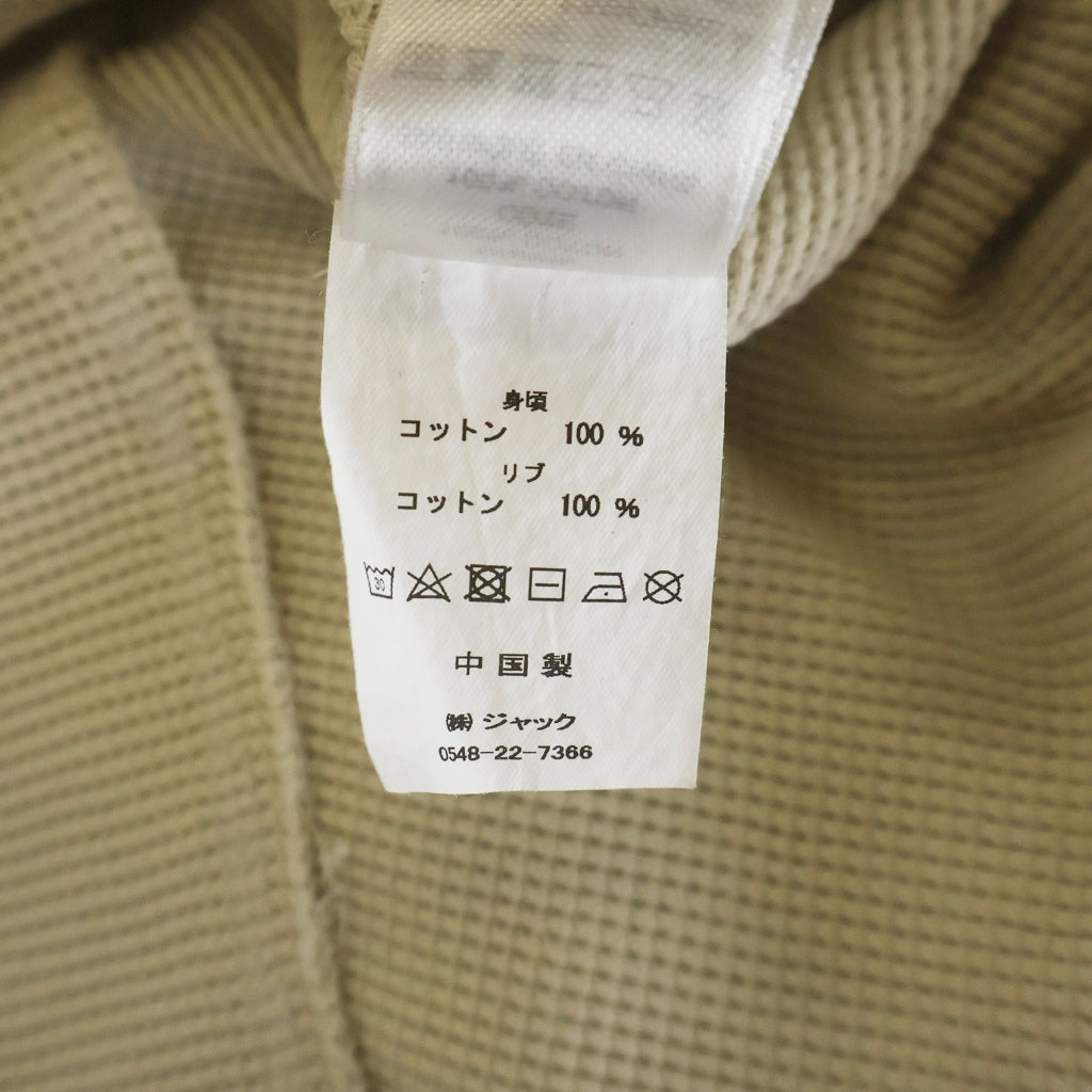 STUSSY(ステューシー) ワッフル サーマル 長袖Tシャツ カットソー アイボリー