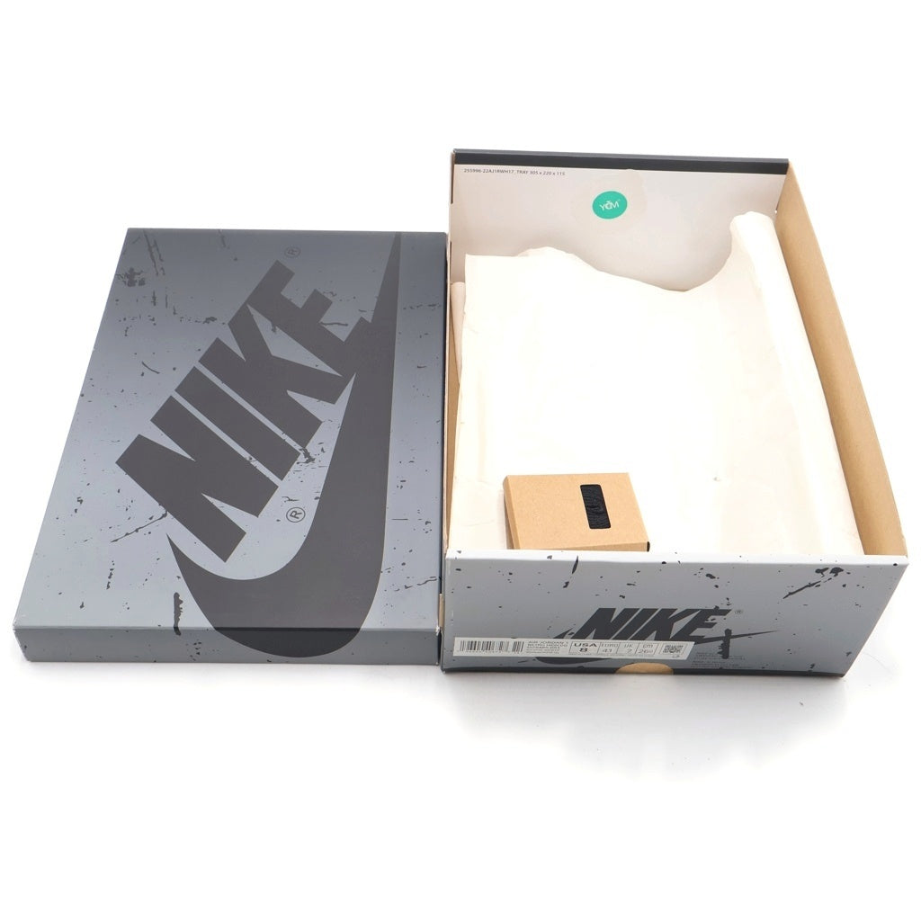 NIKE(ナイキ) AIR JORDAN 1 RETRO HIGH OG BLACK AND SMOKE GREY エアジョーダン 1 ブラックアンドスモークグレー ハイカットスニーカー グレー US8/26cm DZ5485-051