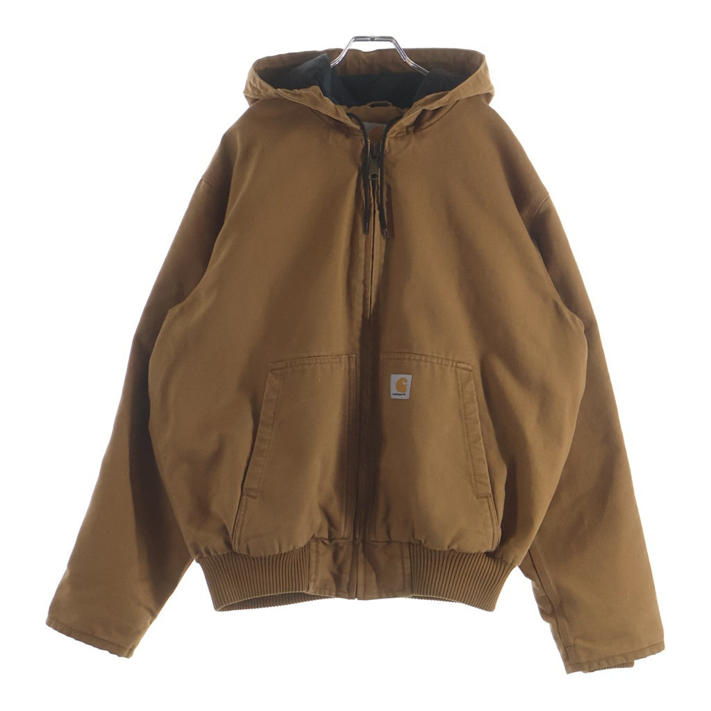 CARHARTT(カーハート) WASHED DUCK INSULATED ACTIVE JACKET ウォッシュ加工 ダック地 中綿アクティブジャケット ブラウン 104050 BRN