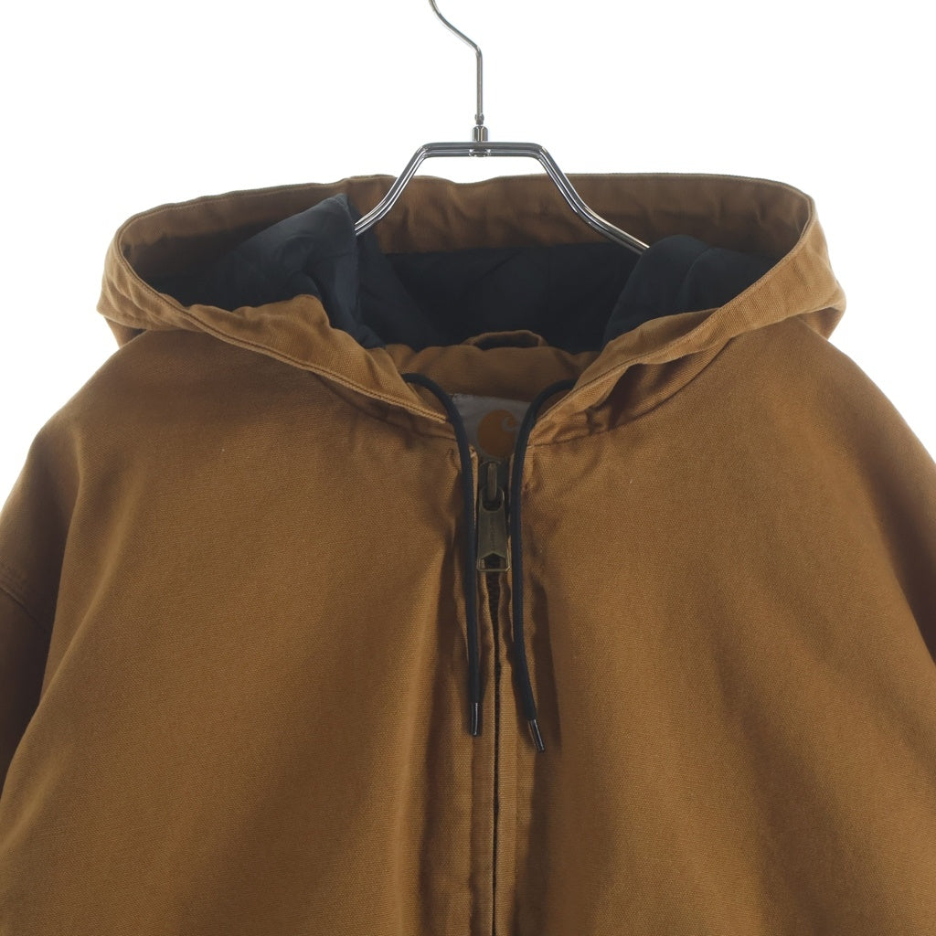 CARHARTT(カーハート) WASHED DUCK INSULATED ACTIVE JACKET ウォッシュ加工 ダック地 中綿アクティブジャケット ブラウン 104050 BRN