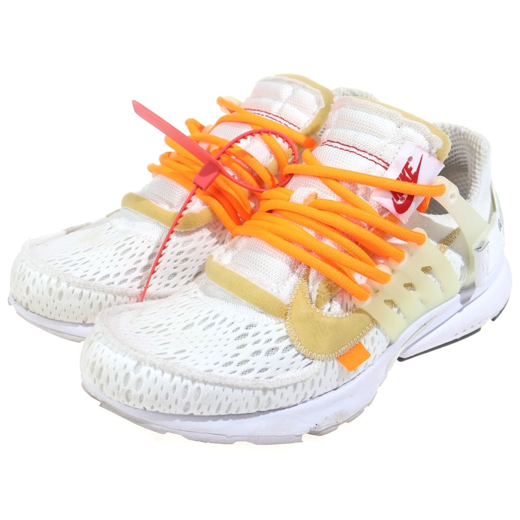 NIKE(ナイキ) ×Off-White Air Presto オフホワイト エアプレスト ローカットスニーカー ホワイト US8/26cm AA3830-100