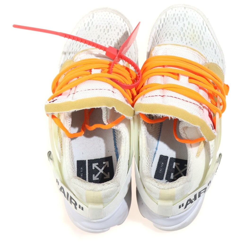 NIKE(ナイキ) ×Off-White Air Presto オフホワイト エアプレスト ローカットスニーカー ホワイト US8/26cm AA3830-100