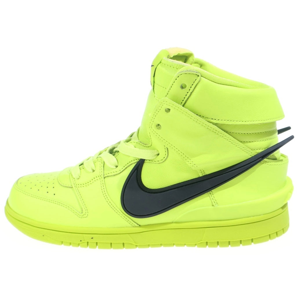 NIKE(ナイキ) ×AMBUSH DUNK HIGH FLASH LIME アンブッシュ ダンク フラッシュライム ハイカットスニーカー ライムグリーン US8/26cm CU7544-300