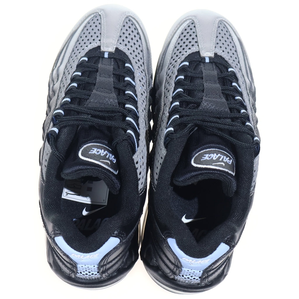 NIKE(ナイキ) × PALACE SKATEBOARDS AIR MAX 95 BIG BUBBLE パレス エアマックス95 ビッグバブル ローカットスニーカー シルバー/ブラック US8/26cm IQ7708-095