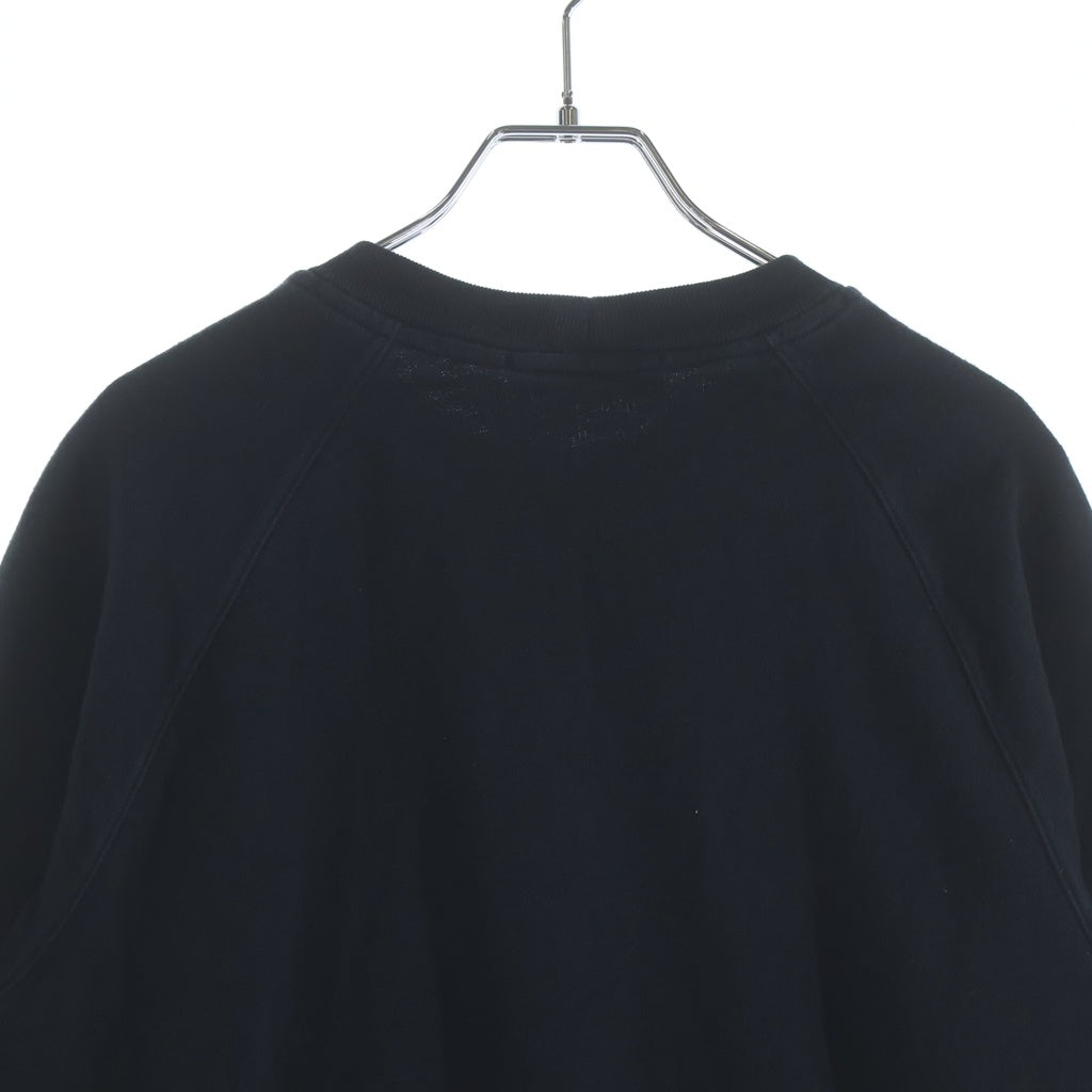 STONE ISLAND(ストーンアイランド) Logo Sweatshirts クルーネック スウェットトレーナー ブラック 801566060