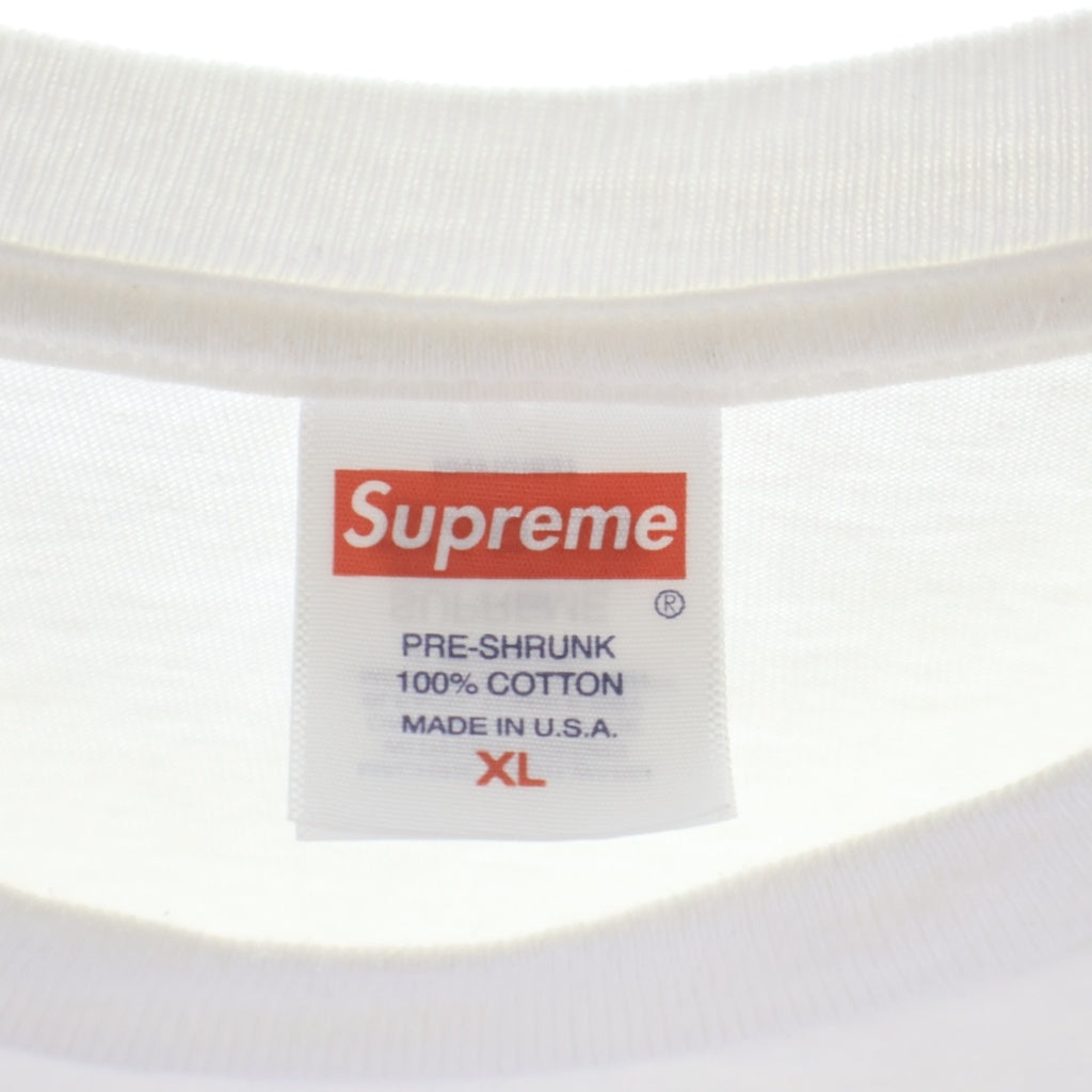 SUPREME(シュプリーム) 24SS Futura Box Logo Tee フューチュラ ボックスロゴ クルーネック 半袖Tシャツ カットソー ホワイト