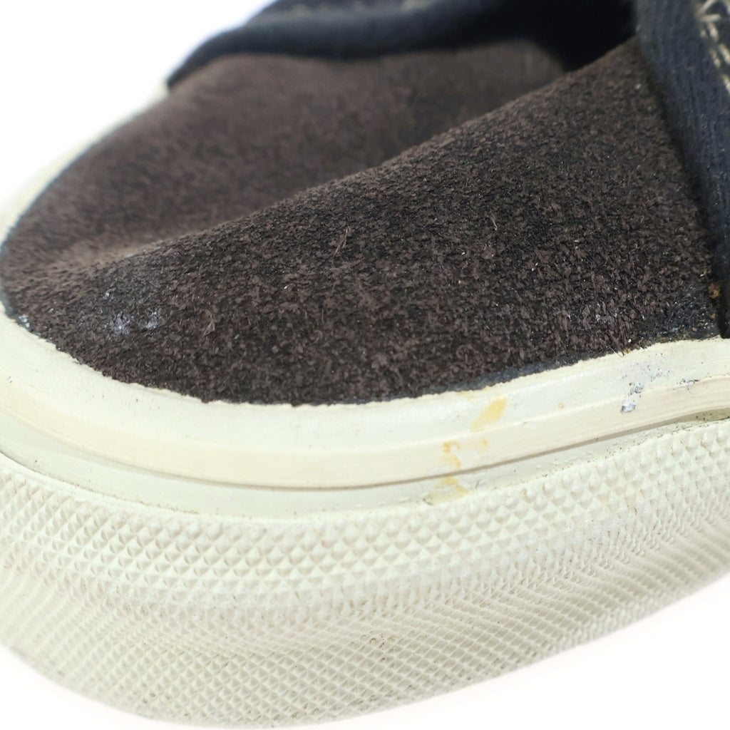 VANS(ヴァンズ) 90s TURF USA製 ターフ スエードレザー ミッドカットスニーカー ブラック/ブラウン US9.5/27.5cm