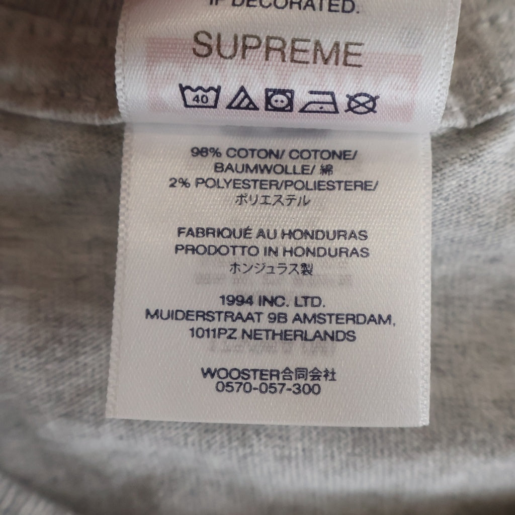SUPREME(シュプリーム) 25AW Stick Tee スティックティー フロントプリント 半袖Tシャツ カットソー グレー