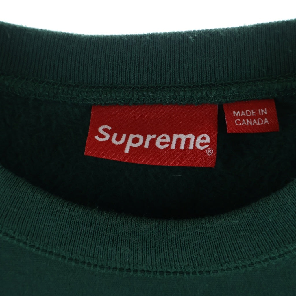 SUPREME(シュプリーム) 18AW Box Logo Crewneck ボックスロゴ クルーネック スウェット トレーナー グリーン