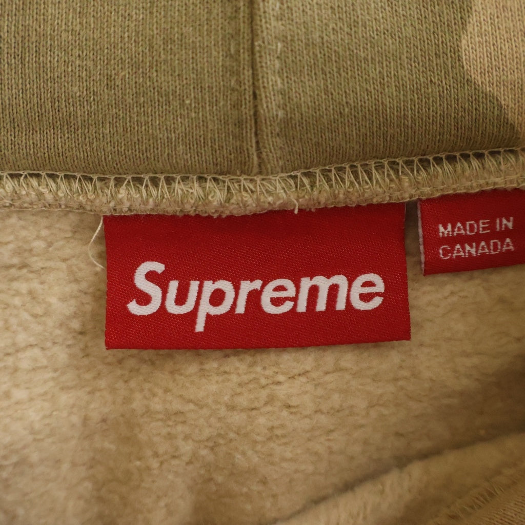 SUPREME(シュプリーム) 24SS $ Hooded Sweatshirt ドル ロゴ刺繍 プルオーバーパーカー フーディー カーキ