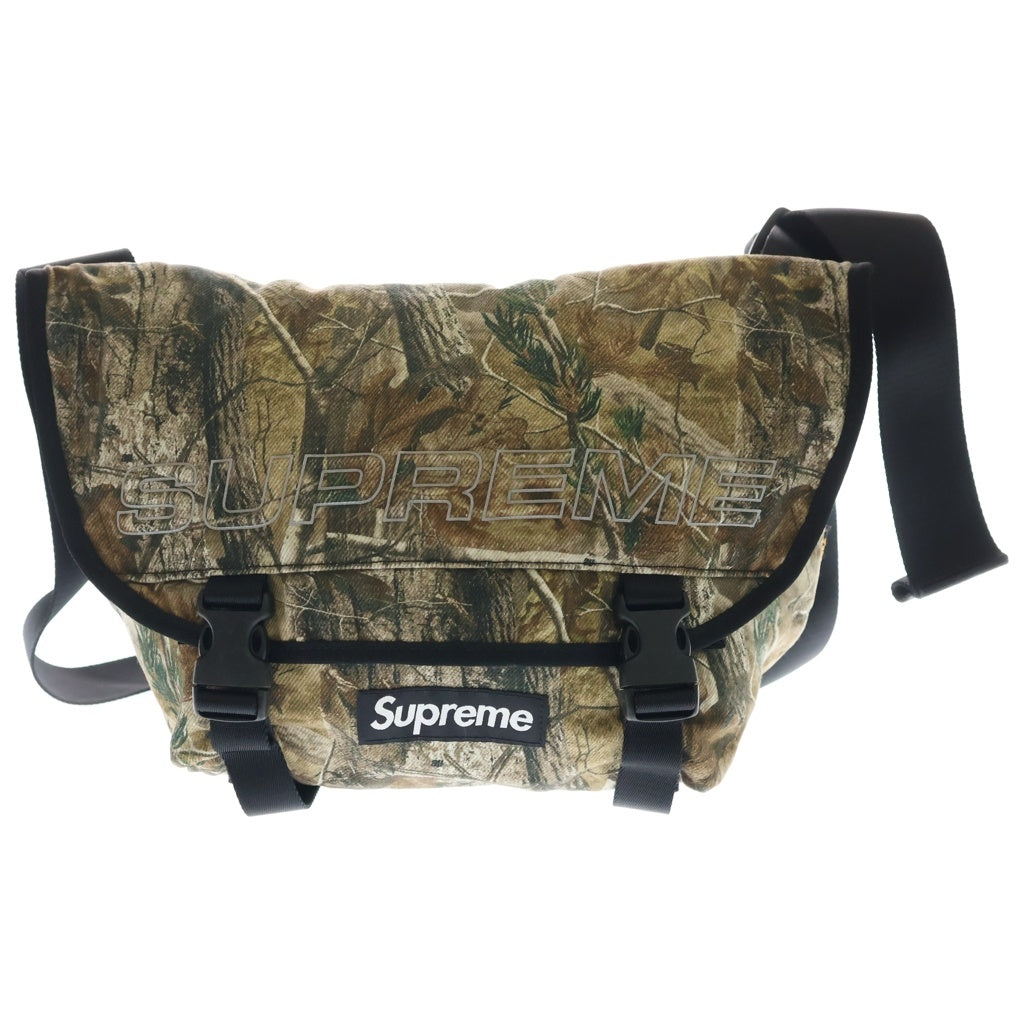 SUPREME(シュプリーム) 25AW Denim Messenger Bag リアルツリー デニムメッセンジャーバッグ カーキ レディース
