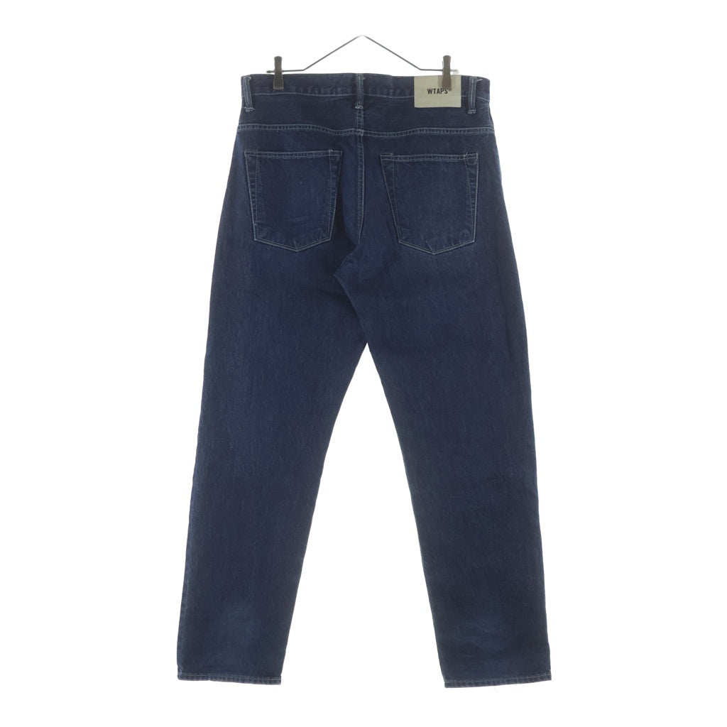 WTAPS(ダブルタップス) 19SS BAGGY WASHED TROUSERS DENIM バギーウォッシュドトラウザーズデニムパンツ インディゴ 191TQDT-PTM01