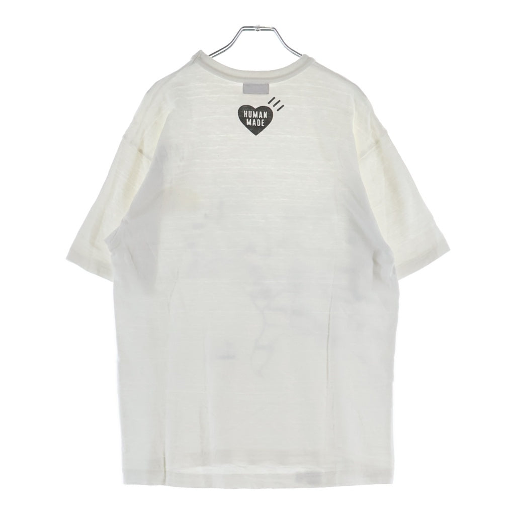 HUMAN MADE(ヒューマンメイド) GRAPHIC T-SHIRT グラフィック フロントプリント 半袖Tシャツ カットソー ホワイト HM29TE020