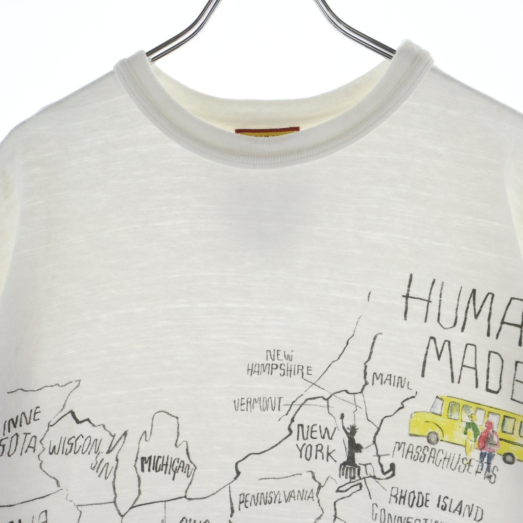 HUMAN MADE(ヒューマンメイド) GRAPHIC T-SHIRT グラフィック フロントプリント 半袖Tシャツ カットソー ホワイト HM29TE020