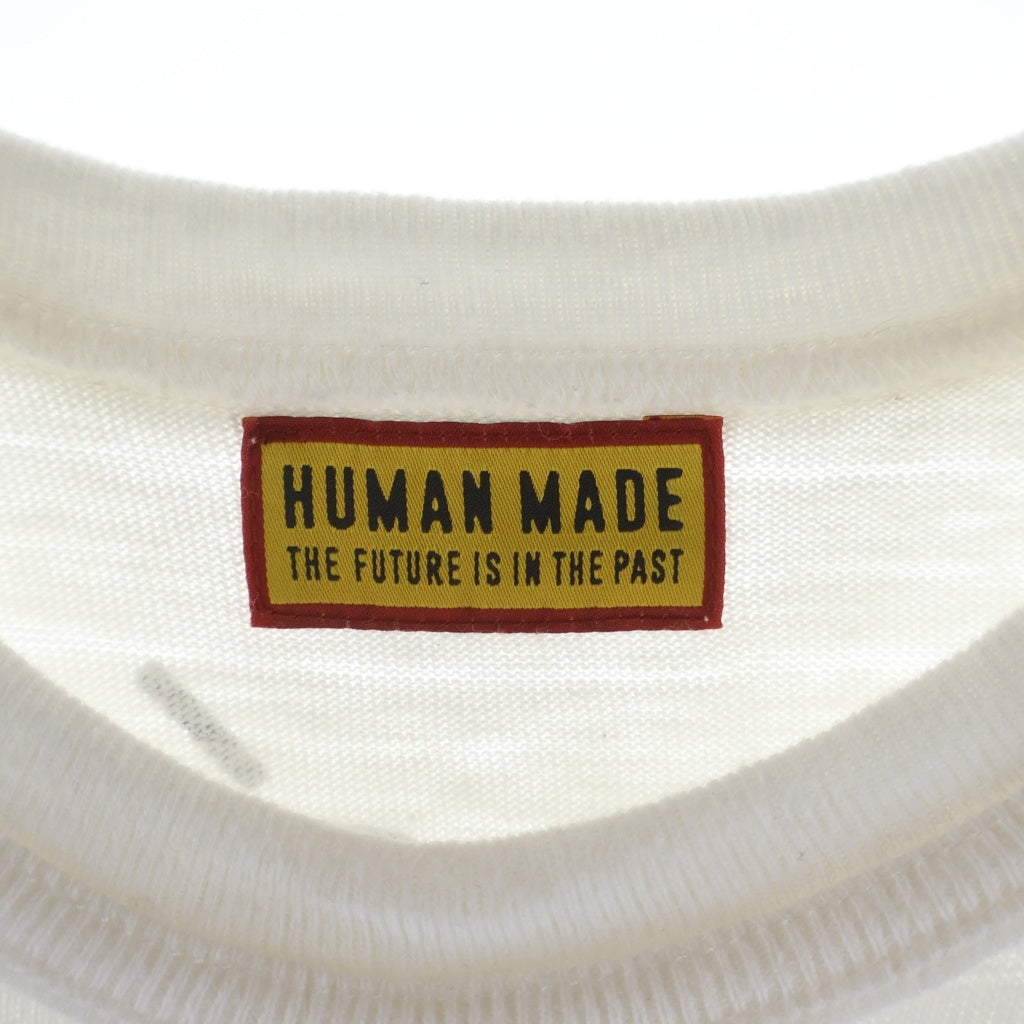 HUMAN MADE(ヒューマンメイド) GRAPHIC T-SHIRT グラフィック フロントプリント 半袖Tシャツ カットソー ホワイト HM29TE020