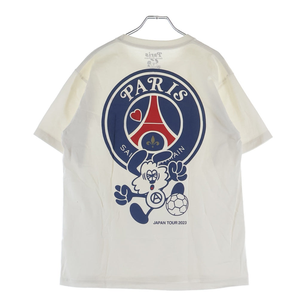VERDY(ベルディ) ×PARIS SAINT GERMAIN 2023 PSG JAPAN TOUR TEE パリサンジェルマン 2023 ジャパンツアー 両面プリント 半袖Tシャツ カットソー ホワイト