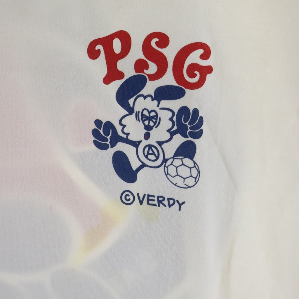 VERDY(ベルディ) ×PARIS SAINT GERMAIN 2023 PSG JAPAN TOUR TEE パリサンジェルマン 2023 ジャパンツアー 両面プリント 半袖Tシャツ カットソー ホワイト