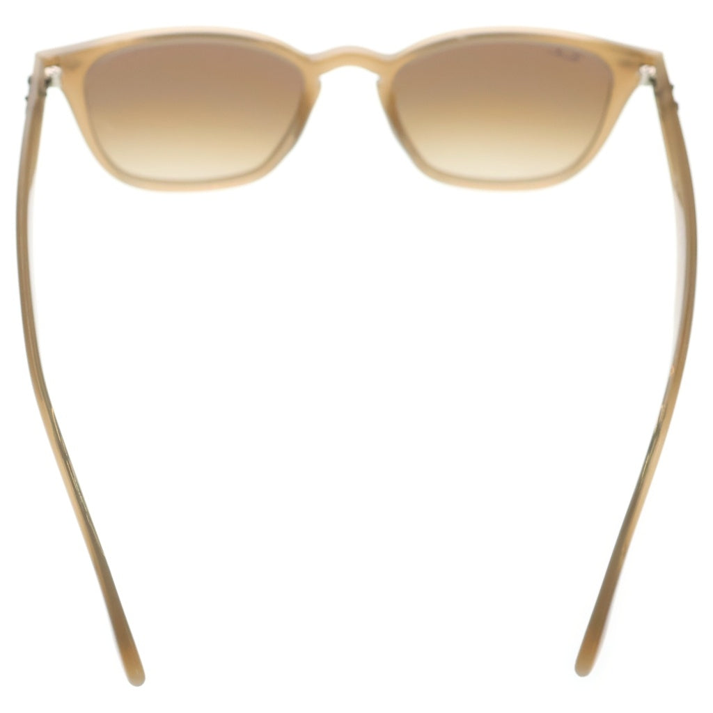 Ray Ban(レイバン) フレームロゴ ウェリントンクリアサングラス アイウェア 眼鏡 ブラウン RB4258F