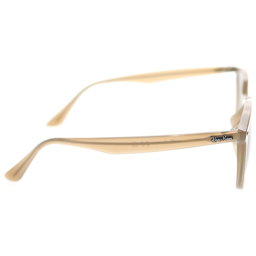 Ray Ban(レイバン) フレームロゴ ウェリントンクリアサングラス アイウェア 眼鏡 ブラウン RB4258F