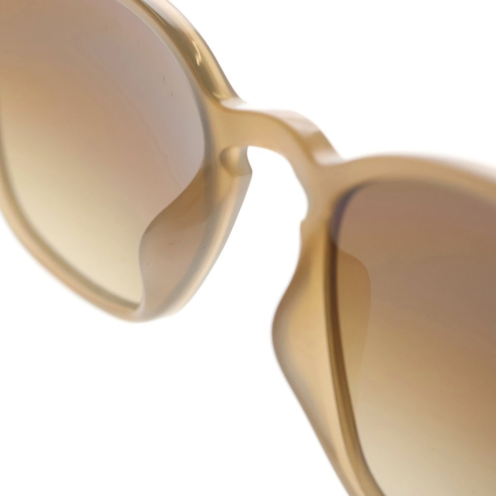 Ray Ban(レイバン) フレームロゴ ウェリントンクリアサングラス アイウェア 眼鏡 ブラウン RB4258F